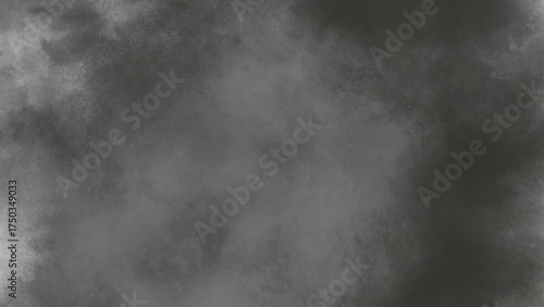 Smoky fog or mist effect backdrop in deep gray tones. Atmospheric gray wallpaper with dust and noise detail.