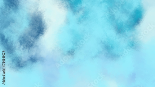 Navy watercolor wash background with subtle grunge. Dark blue smoke or cloud abstract texture.