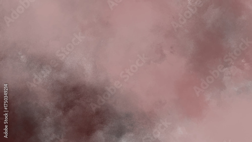 Abstract dusty rose and burgundy smoke texture background. Soft mauve and maroon watercolor wash backdrop.