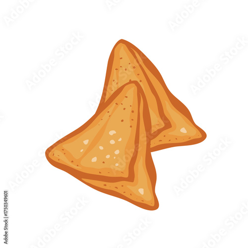 Samosa stuffed deep fried