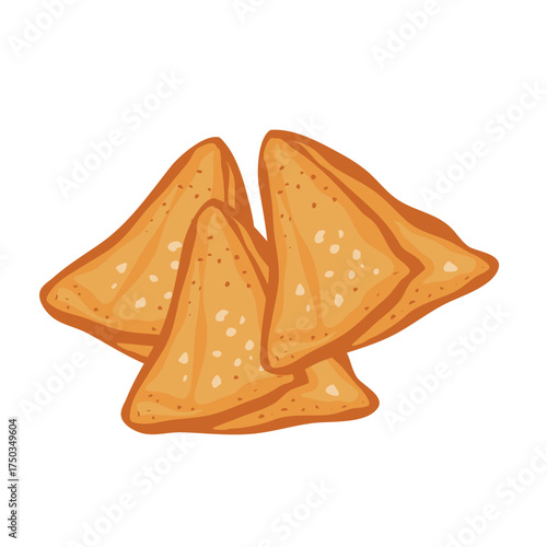 Samosa stuffed deep fried