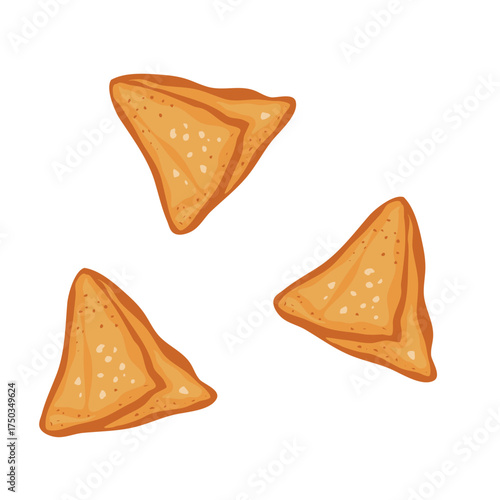 Samosa stuffed deep fried