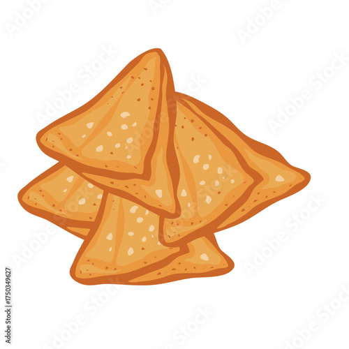 Samosa stuffed deep fried