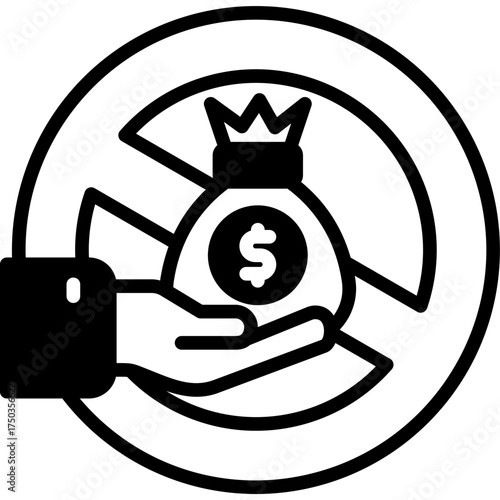 Anti Corruption Policy mixed icon