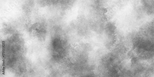 Gray or white fog smoke isolated transparent background, grunge smog texture art design, abstract gray watercolor texture with grunge Stains and Soft brush Strokes.