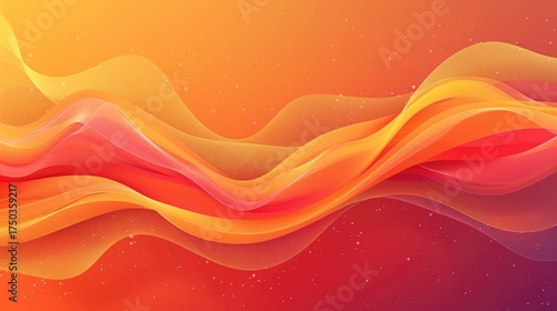 Smooth orange gradient background 