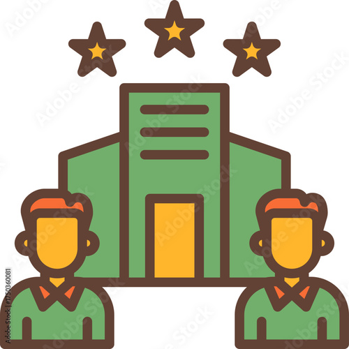Corporate Values solid icon