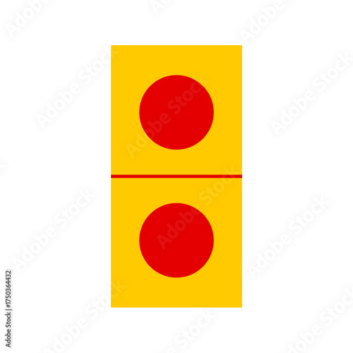 Domino card vector