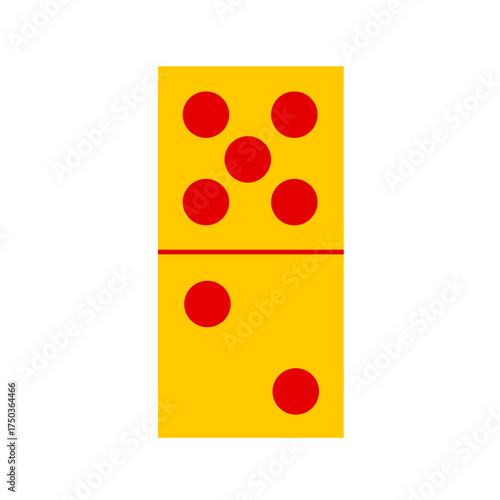 Domino card vector