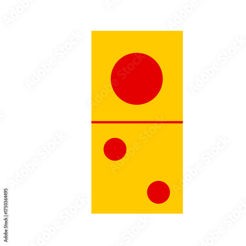 Domino card vector