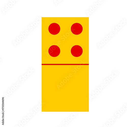 Domino card vector