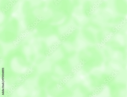 ふんわりした水彩っぽい緑色のベクター背景