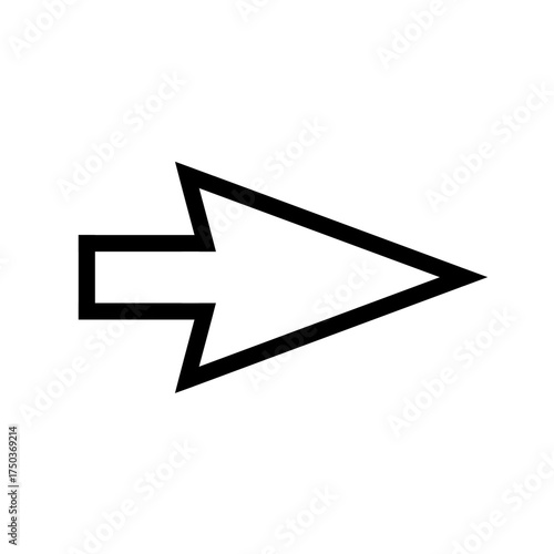 Vector Arrow Right Icon – Minimalist Left Direction Arrow Symbol for Navigation, Back, Interface, and Web Design