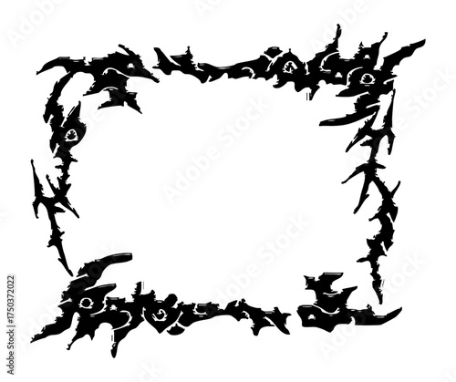 Gore Horror Grunge Border Frame 