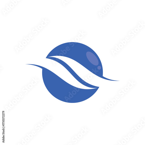 Waves beach vector logo and symbols template icons app