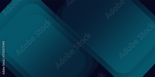 Blue abstract gradient shapes background. Vector illustration