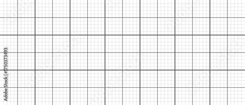 Blueprint black graph. Technical Drawing Paper on Black Color Backdrop. Millimeter graph paper grid. Vector Illustration.