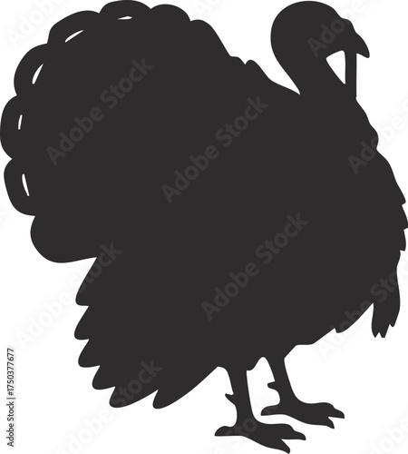 Vector illustration of a thanksgiving turkey