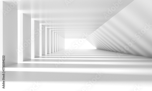 Abstract architecture background 3d render