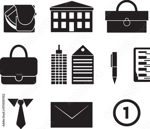 Business icon set for professional designs today