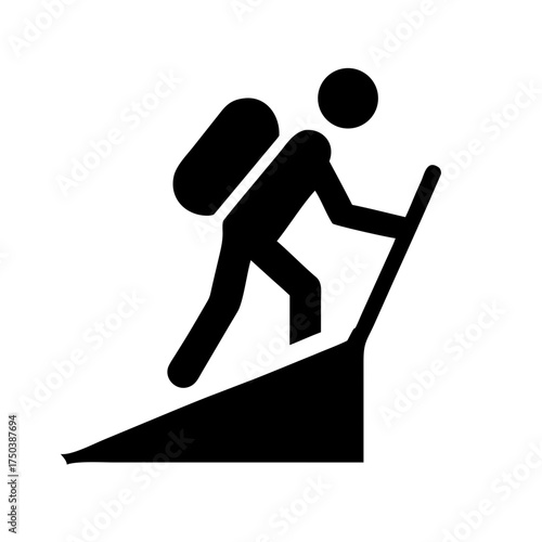 A solitary black bird with striking white markings on its head and chest perches on a rough textured branch against a dark blurred background