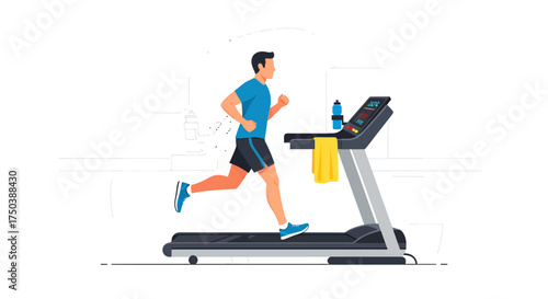 A Fitness Journey in a Home Gym Environment