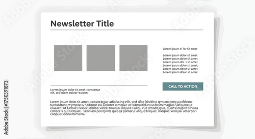 Newsletter Creation, Digital Marketing, Online Platform, Email Design, Modern Environment, Informative Viewpoint, Engaging Concept
