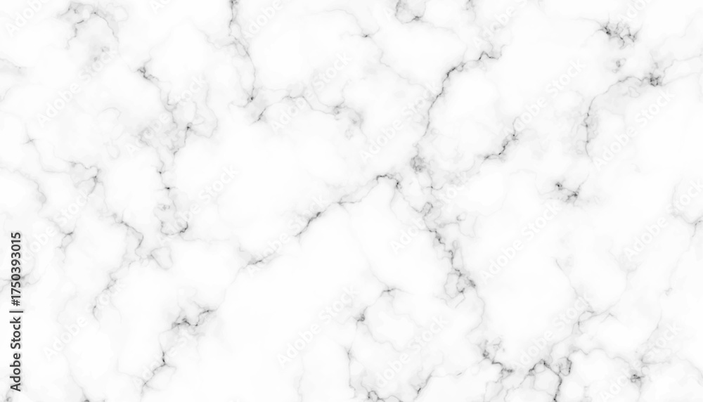 Fototapeta premium White Marble Texture Background with Soft Gray Veins