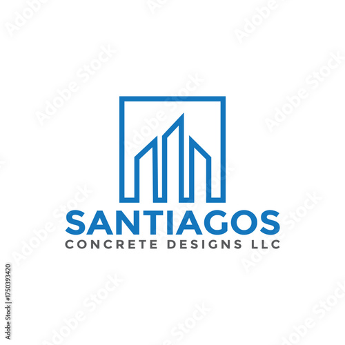 Building Construction Logo Template Vector Illustration Stock Vector.