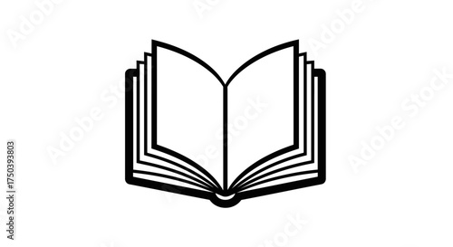 open book with bookmark