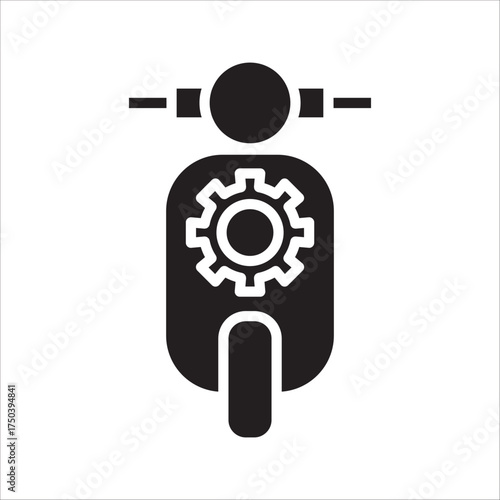 Gear Vector Icon Settings.technology settings for mobile phones, laptops, motorbikes, cars,