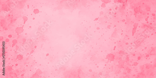 The image features a pink grunge wall background with a textured, vintage pattern on its aged, rough surface