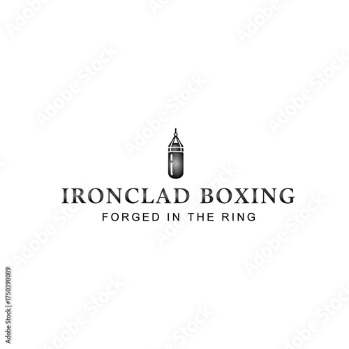 Ironclad Boxing logo featuring a punching bag and the tagline 'Forged in the Ring'.
