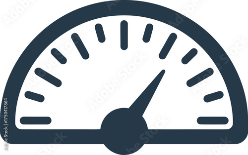 Dashboard Guage Vector Illustration Showing Performance Measurement Tool