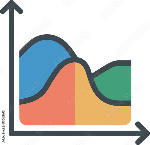 Data Chart Graphic Icon Statistical Analysis Presentation Diagram