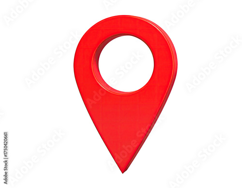 A glossy, red, three-dimensional map pin icon on a pure black background Free Download A glossy, red, three-dimensional map pin icon on a pure black background - GFXLoad