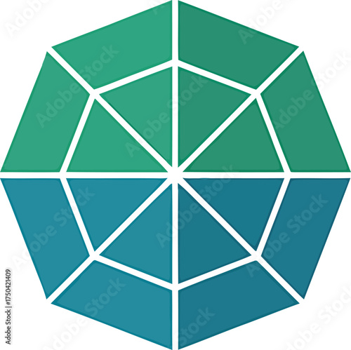 Radar Chart Vector Presentation Graph Data Analysis Statistics Illustration