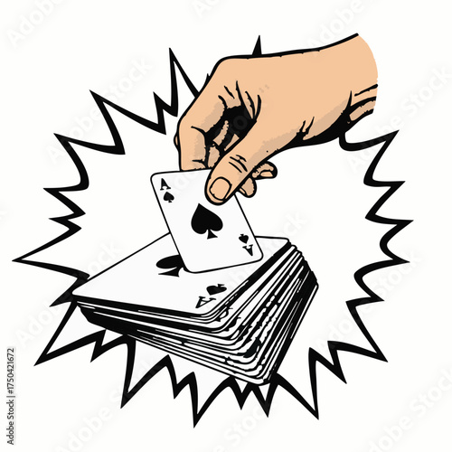 Drawing the Fateful Ace of Spades