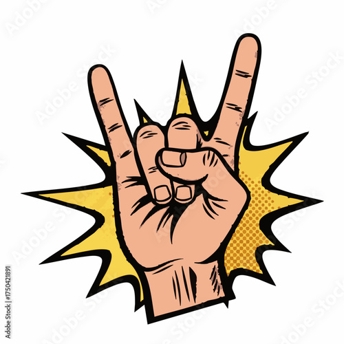 The Rebellious Horns Up Gesture