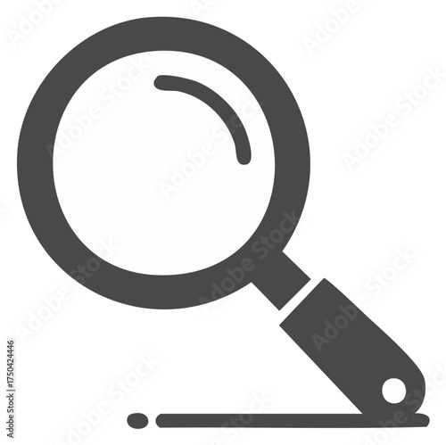 Magnifying Glass Icon Vector Design Search and Discovery Symbol for Exploration and Investigation, Detection for Study and Analysis