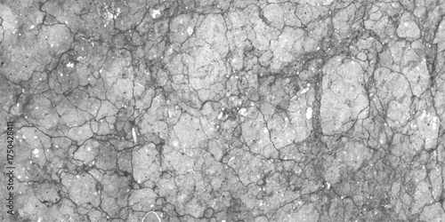 Light grey cracked asphalt or concrete texture with a distressed, weathered appearance featuring numerous fine fissures and a speckled surface, suitable for urban backgrounds and grunge design