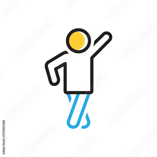Multi color icon for pose