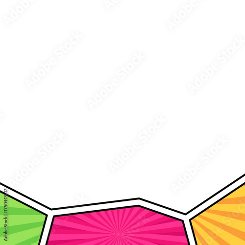 Comic Footer Illustration