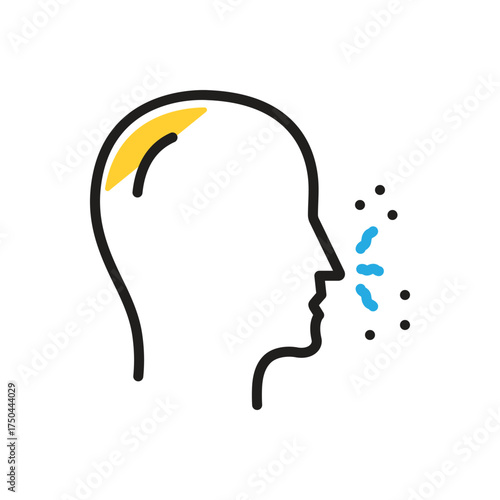 Multi color icon for smell
