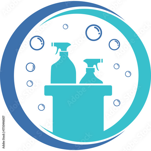 Cleaning Logo Illustration