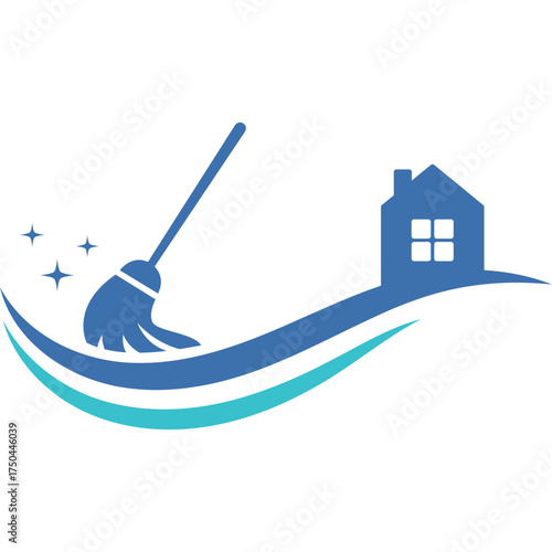 Cleaning Logo Illustration