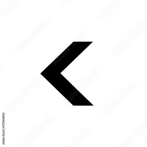 Minimalist Black Left Arrow Chevron Vector Illustration Free Download Minimalist Black Left Arrow Chevron Vector Illustration - GFXLoad