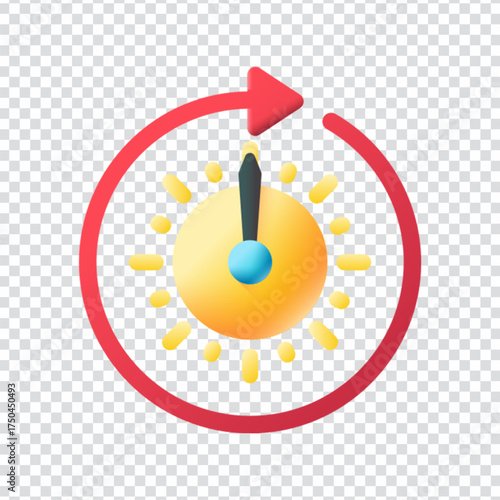 Time Clock Icon Design