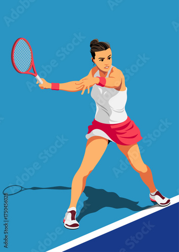 女子テニス選手