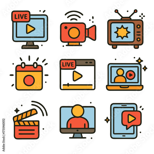 Live video streaming and related technology suitable for websites, blogs, and presentations on modern digital communication and media platforms.